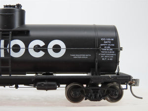 HO Scale Red Caboose RR-33005-18 CONX Conoco Single Dome Tank Car #6165
