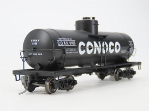 HO Scale Red Caboose RR-33005-18 CONX Conoco Single Dome Tank Car #6165