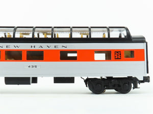 O Gauge 3-Rail MTH Rail King 30-6144 NH New Haven Railroad Dome Passenger #435