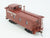 HO Scale Roundhouse 84388 SP Southern Pacific 3-Window Wood Caboose #288