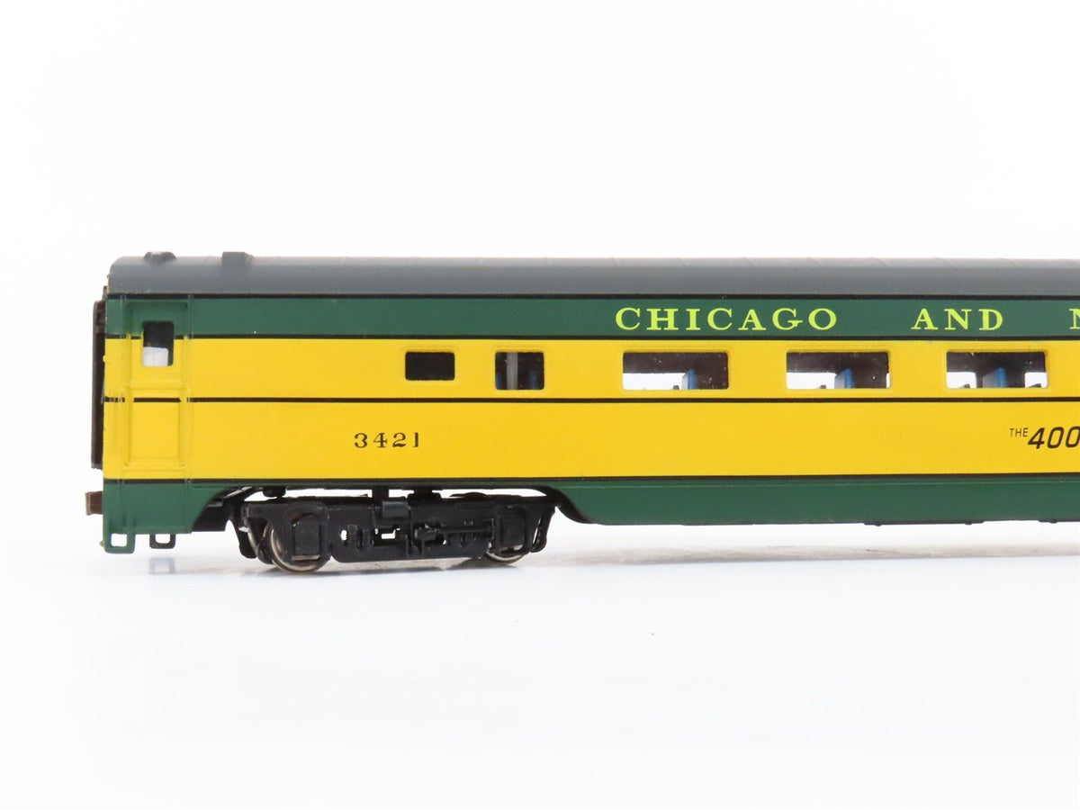 HO IHC Premier 48041 C&amp;NW Chicago &amp; North Western &quot;400&quot; Coach Passenger #3421