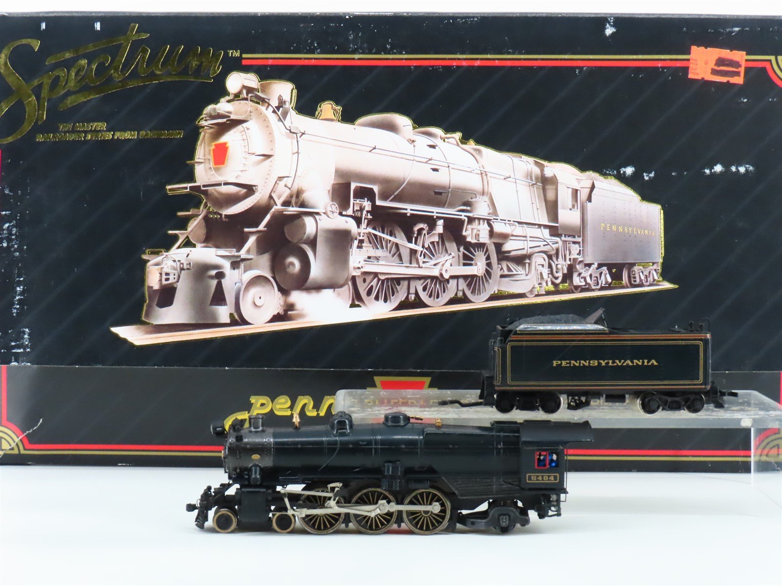 HO Scale Bachmann 84001 PRR Pennsylvania 4-6-2 Steam Loco #5404 - BAD GEARS
