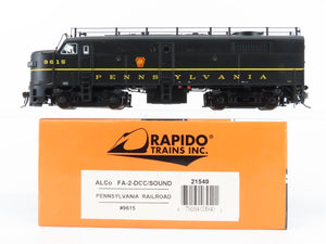 HO Scale Rapido 21549 PRR Pennsylvania ALCO FA-2 Diesel #9615 w/ DCC & Sound