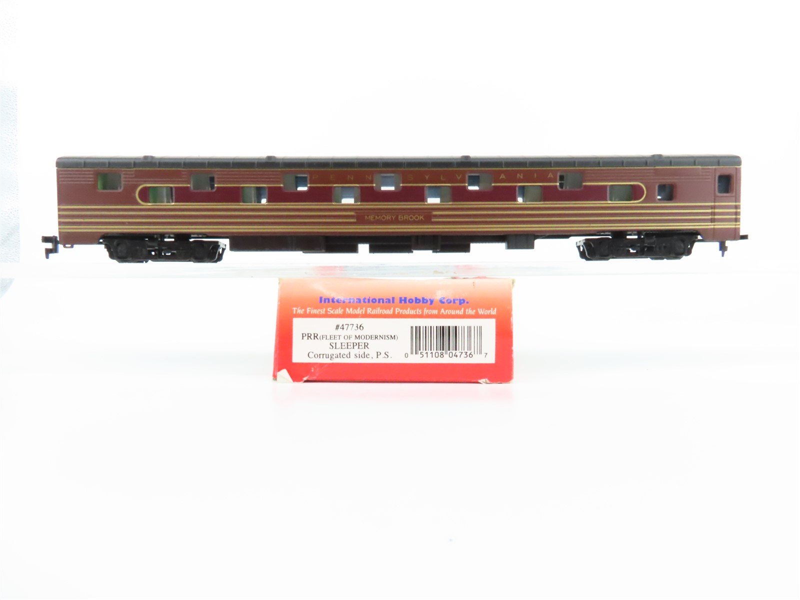 HO Scale IHC Premier 47736 PRR Pennsylvania Sleeper Passenger "Memory Brook"