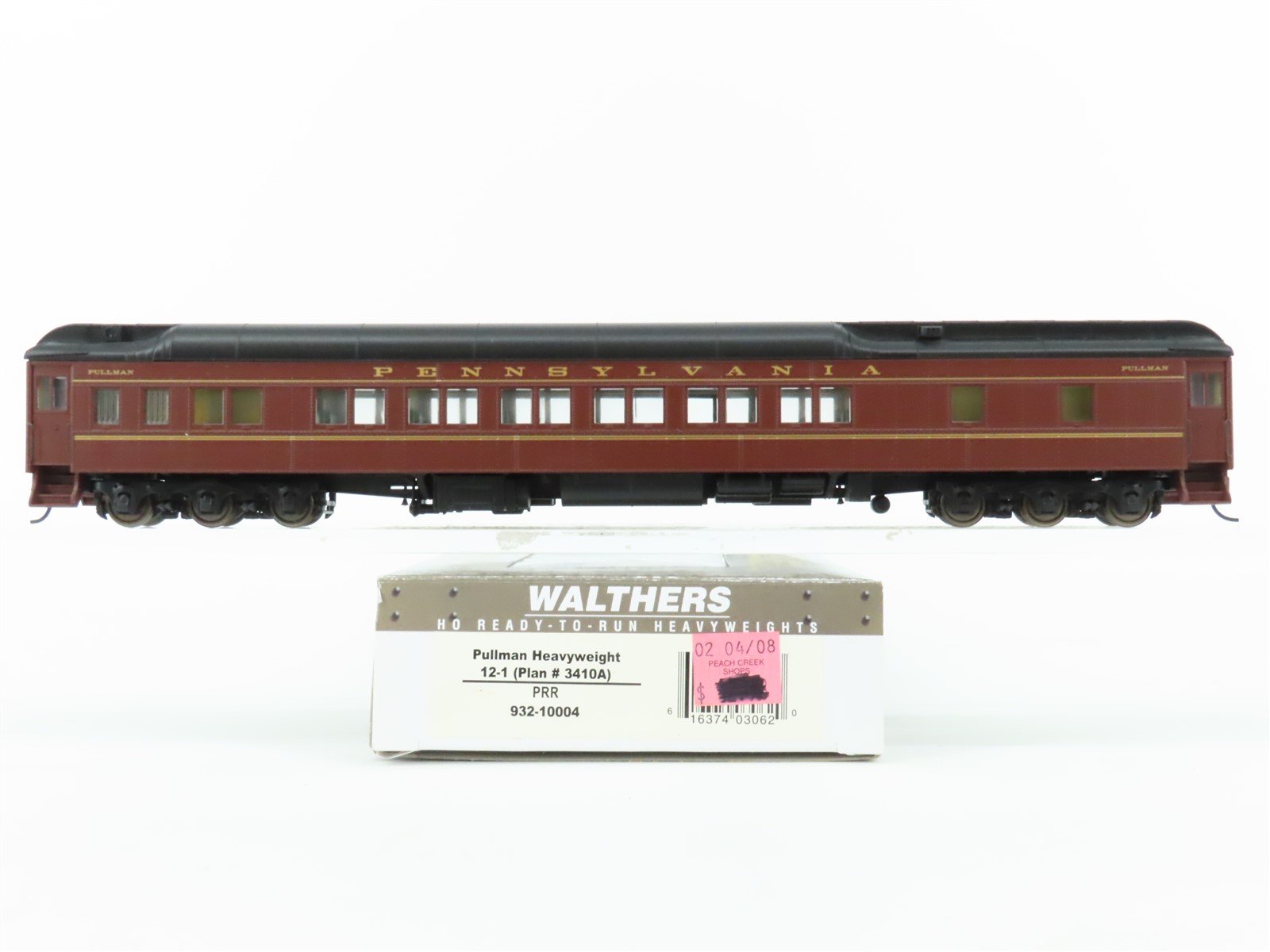 HO Scale Walthers 932-10004 PRR Pennsylvania Pullman HW 12-1 Sleeper Passenger