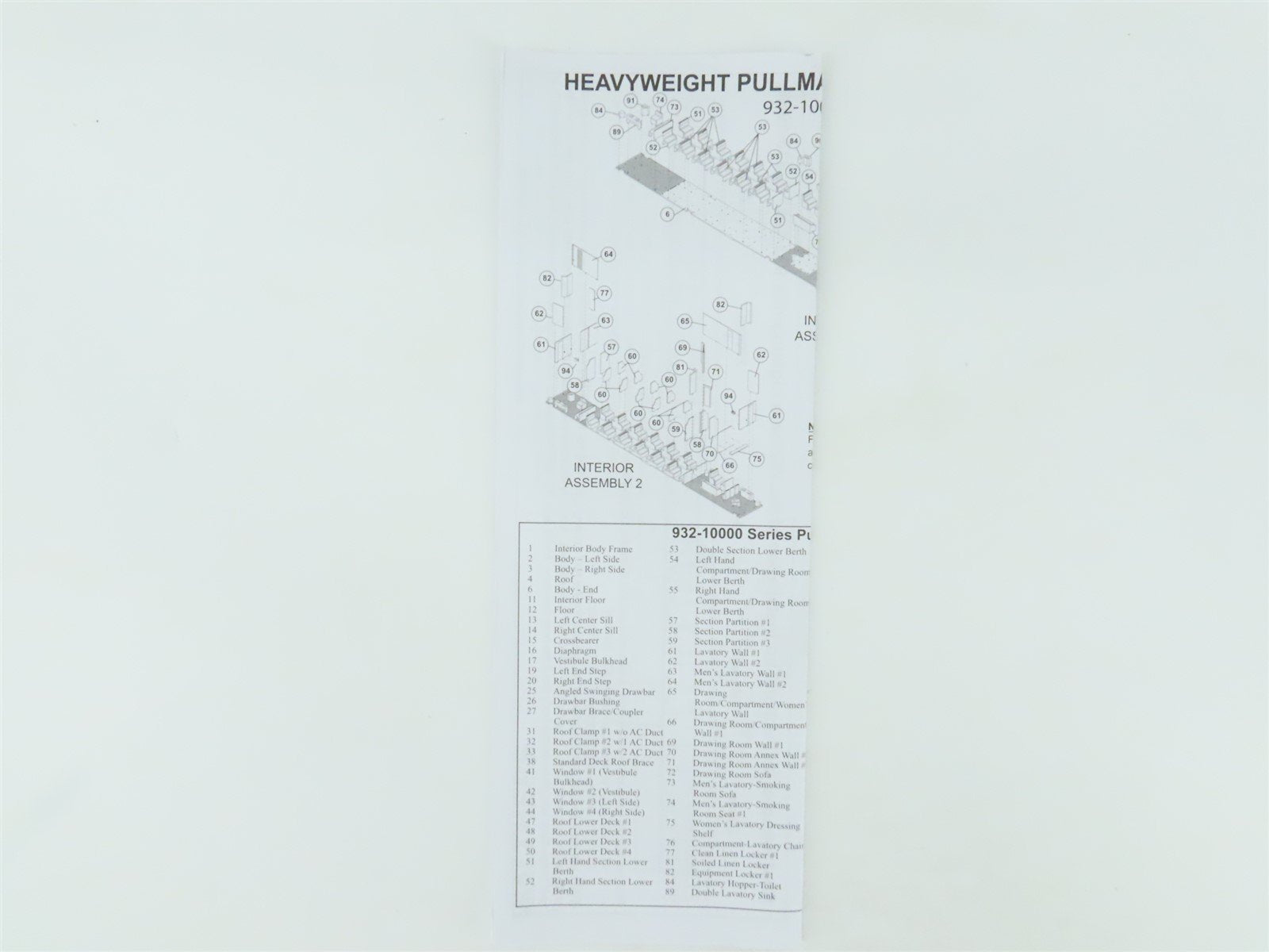 HO Scale Walthers 932-10004 PRR Pennsylvania Pullman HW 12-1 Sleeper Passenger