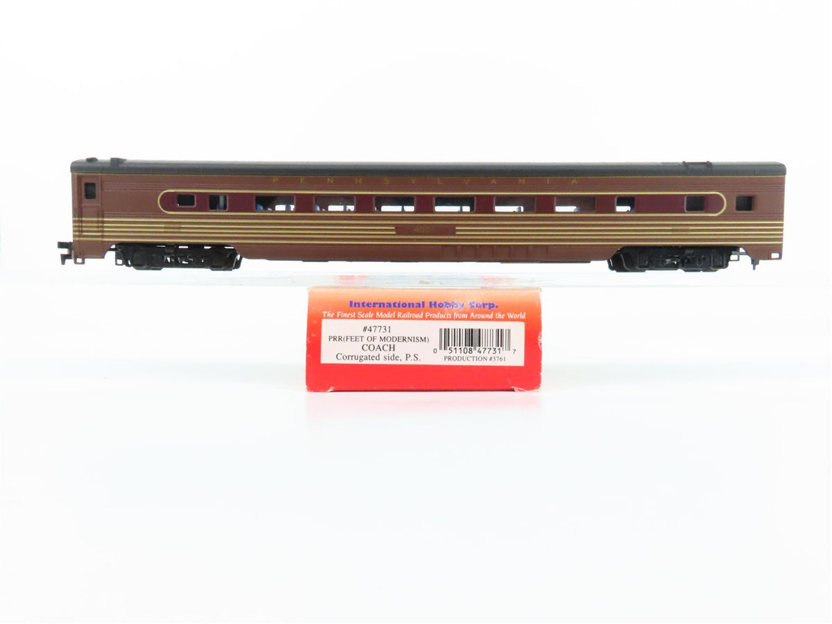 HO Scale IHC Premier Series 47731 PRR Pennsylvania Coach Passenger #4001