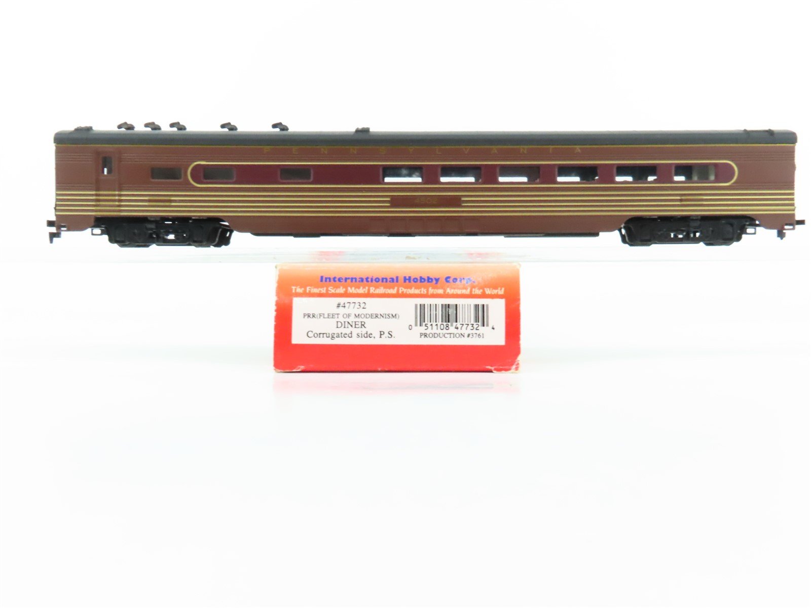 HO Scale IHC Premier Series 47732 PRR Pennsylvania Diner Passenger #4502