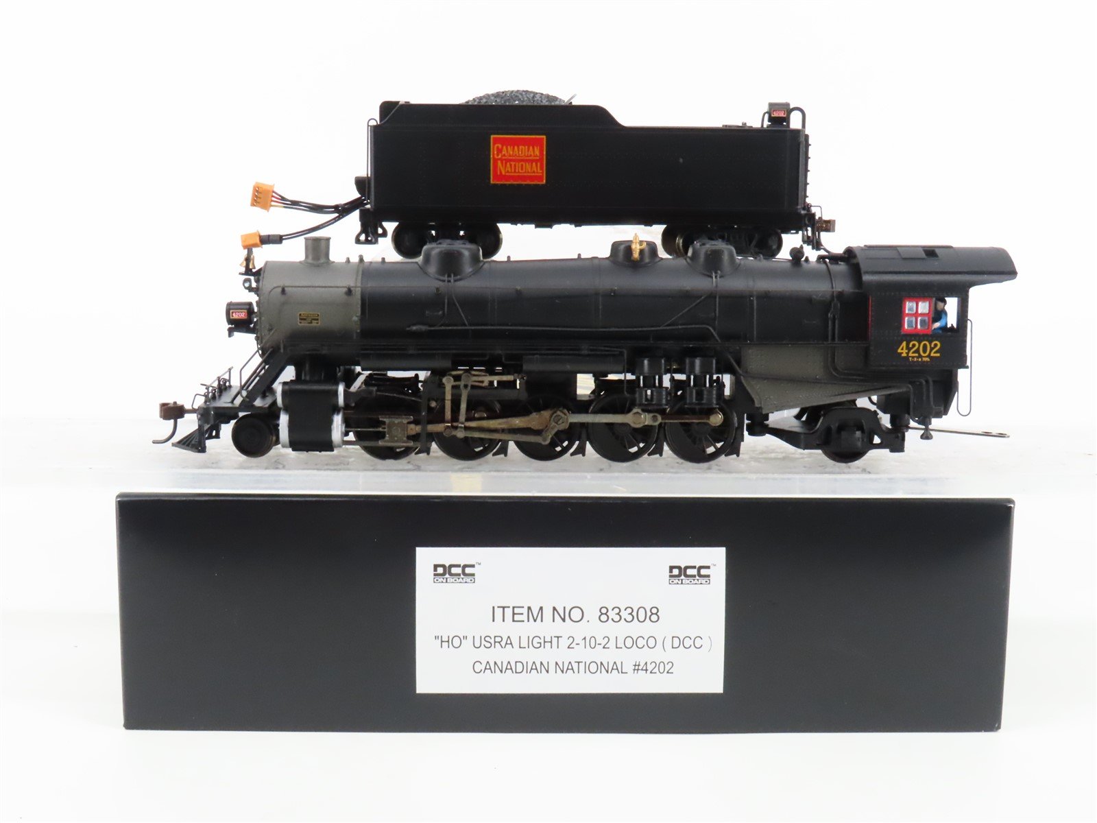 HO Bachmann Spectrum 83308 CN USRA 2-10-2 Light Steam #4202 w/ DCC - BAD GEARS