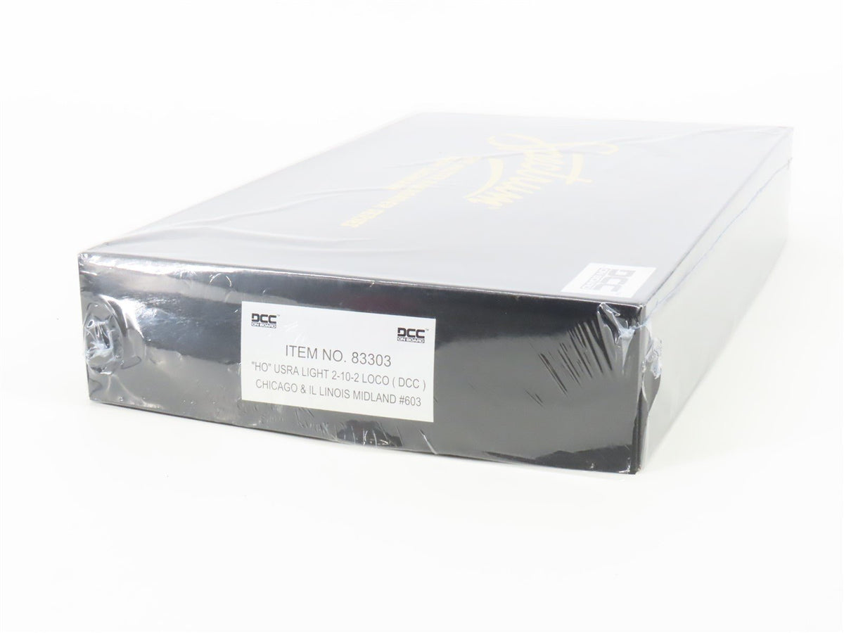HO Scale Bachmann Spectrum 83303 C&amp;IM USRA 2-10-2 Light Steam #603 w/ DCC