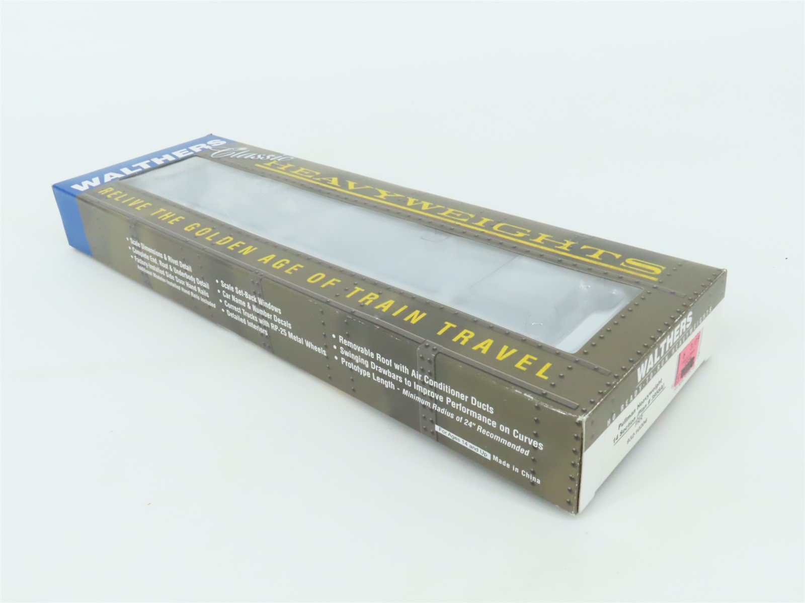 HO Scale Walthers 932-10204 PRR Pennsylvania HW 14 Section Sleeper Passenger