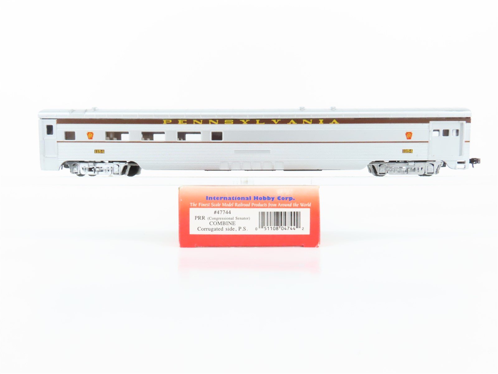 HO IHC Premier Series 47744 PRR Congressional Senator Combine Passenger #1154