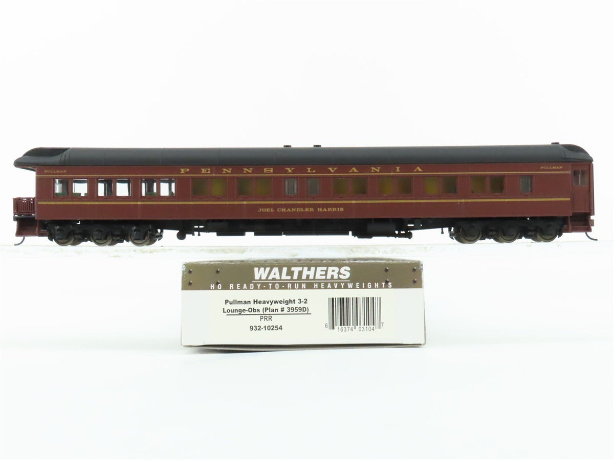 HO Scale Walthers 932-10254 PRR Pennsylvania HW 3-2 Lounge-Obs. Passenger