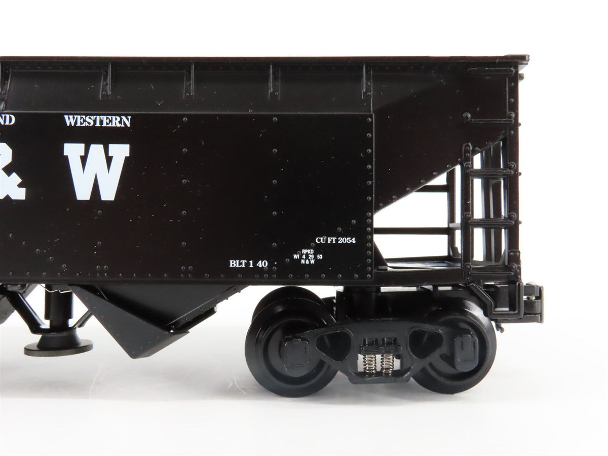 O Gauge 3-Rail K-Line 6-21357 N&amp;W 2 Bay Operating Hopper w/Load #72518