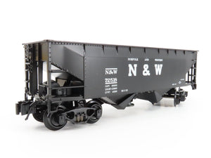 O Gauge 3-Rail K-Line 6-21357 N&W 2 Bay Operating Hopper w/Load #72518