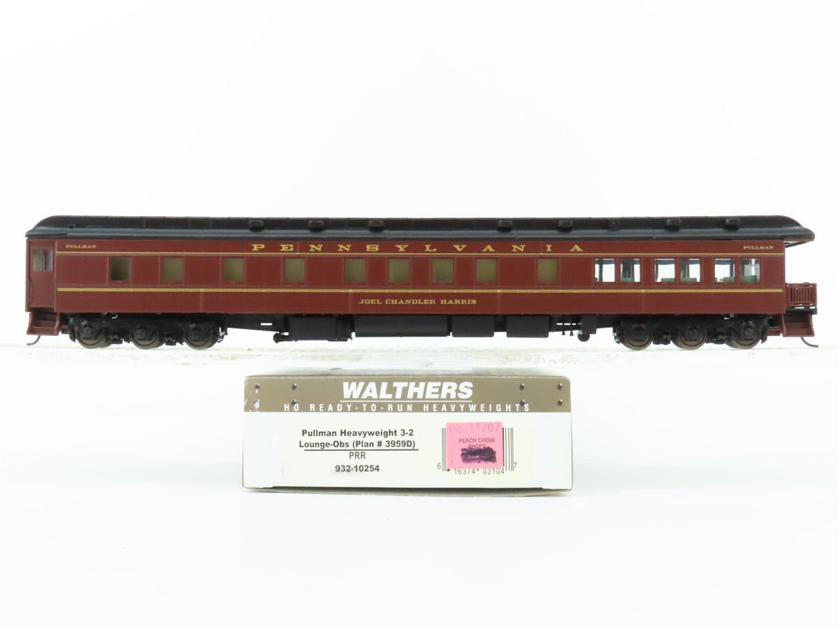 HO Scale Walthers 932-10254 PRR Pennsylvania HW 3-2 Lounge-Obs. Passenger