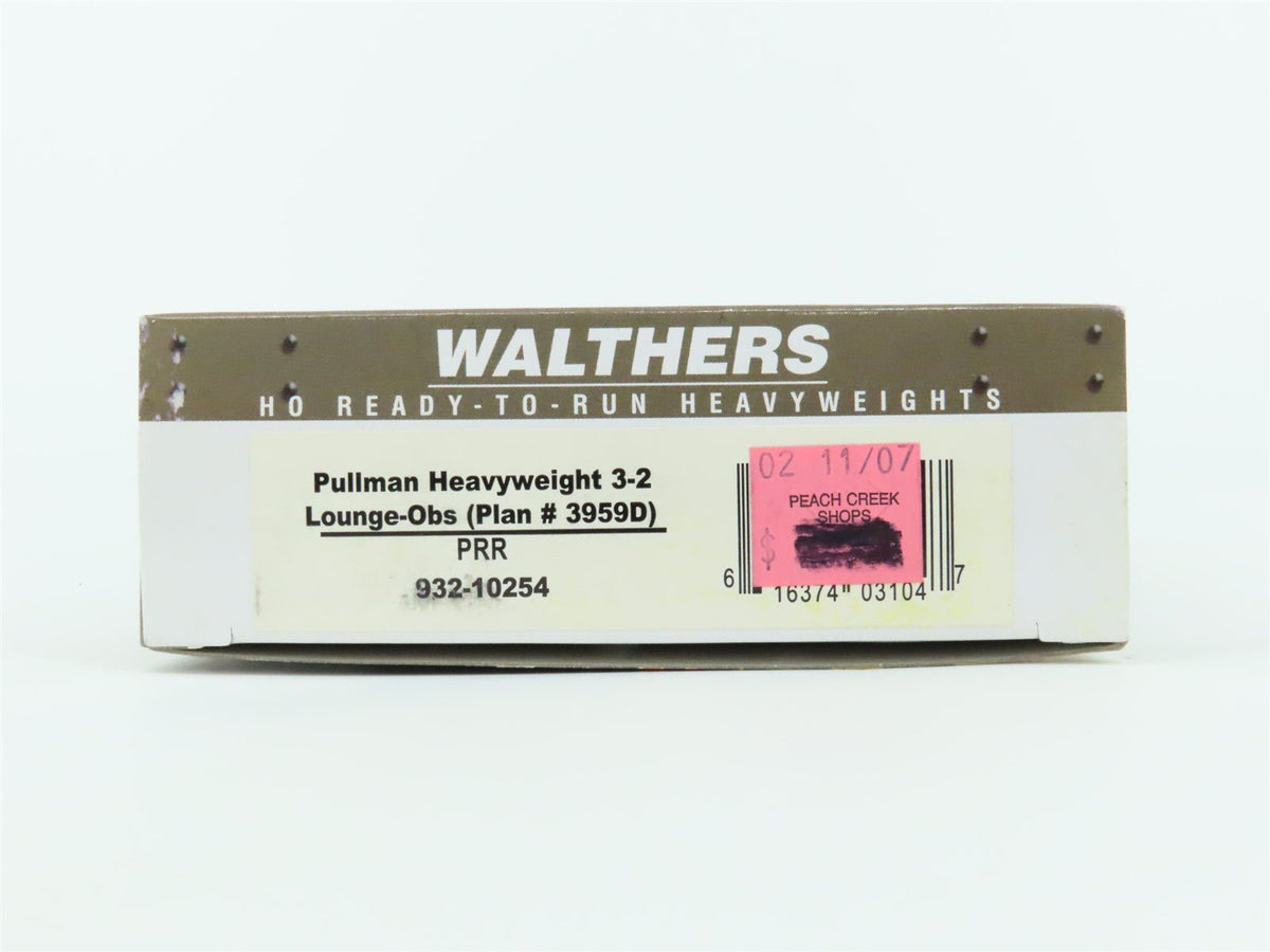 HO Scale Walthers 932-10254 PRR Pennsylvania HW 3-2 Lounge-Obs. Passenger