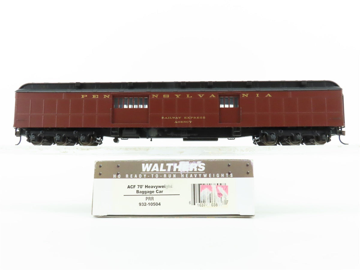 HO Scale Walthers 932-10504 PRR Pennsylvania HW ACF 70&#39; Baggage Passenger