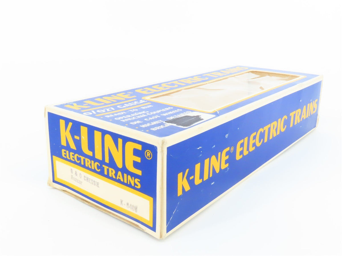 O Gauge 3-Rail K-Line K-6408 B&amp;O Chessie System Single Door Boxcar #6408