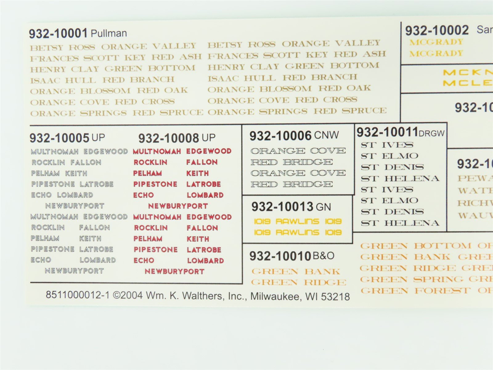 HO Scale Walthers 932-10007 NYC New York Central HW 12-1 Sleeper Passenger