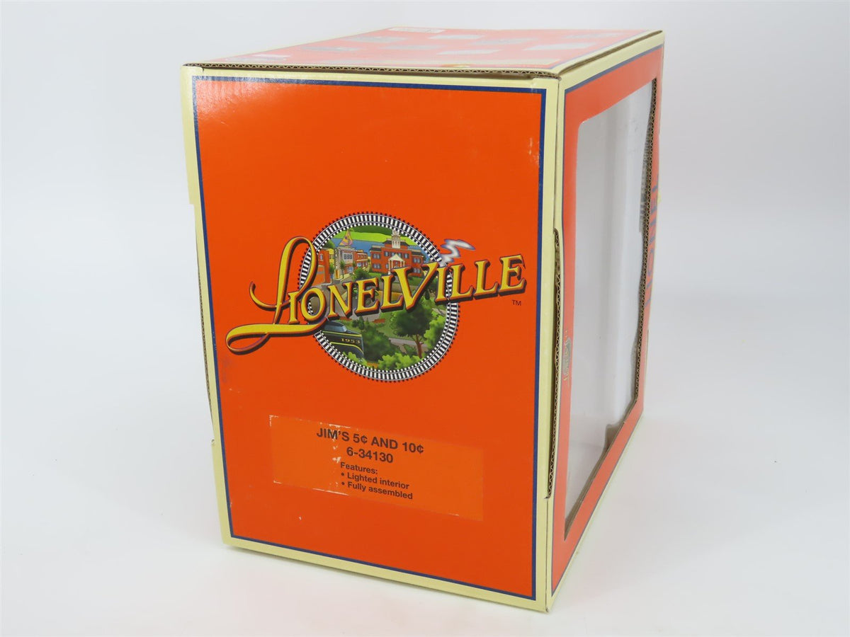 O Scale Lionel 6-34130 Lionelville Main Street Building - &quot;Jim&#39;s 5 &amp; 10 Cent&quot;