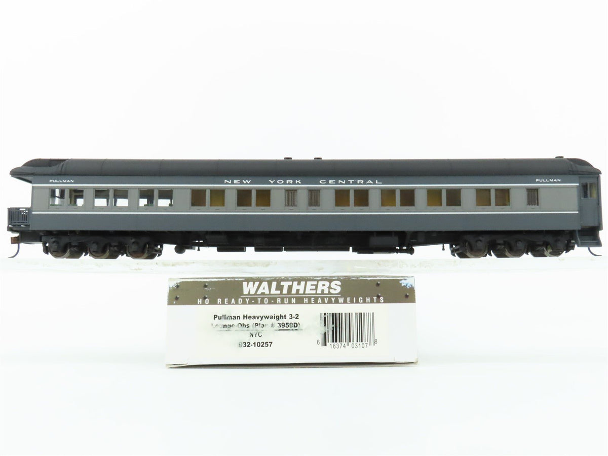 HO Scale Walthers 932-10257 NYC New York Central HW 3-2 Lounge-Obs Passenger