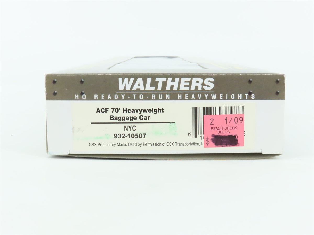 HO Scale Walthers 932-10507 NYC New York Central HW ACF 70&#39; Baggage Passenger