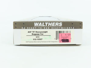HO Scale Walthers 932-10507 NYC New York Central HW ACF 70' Baggage Passenger