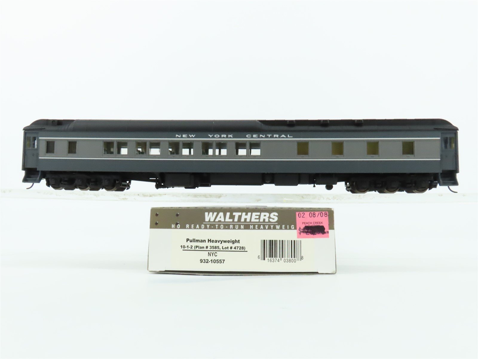 HO Scale Walthers 932-10557 NYC New York Central HW 10-1-2 Sleeper Passenger