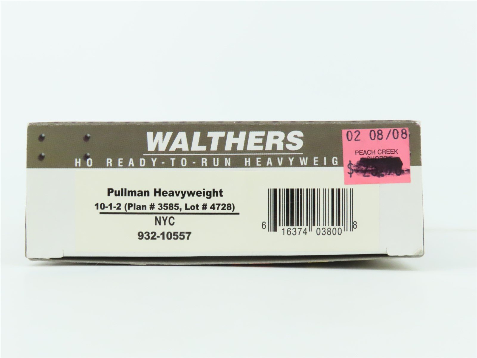 HO Scale Walthers 932-10557 NYC New York Central HW 10-1-2 Sleeper Passenger