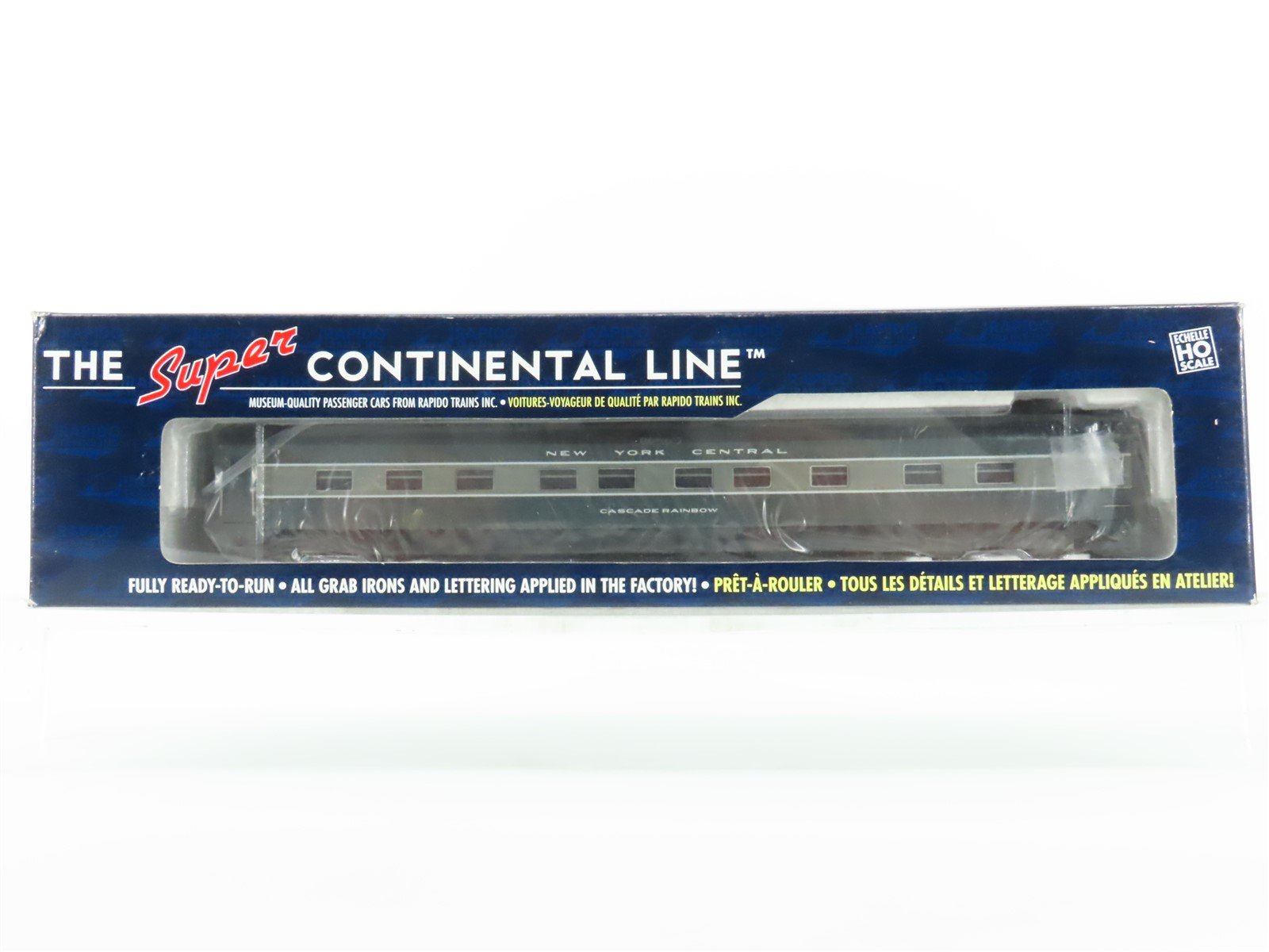 HO Scale Rapido Super Continental Line 104061 NYC 10-5 Sleeper Passenger SEALED
