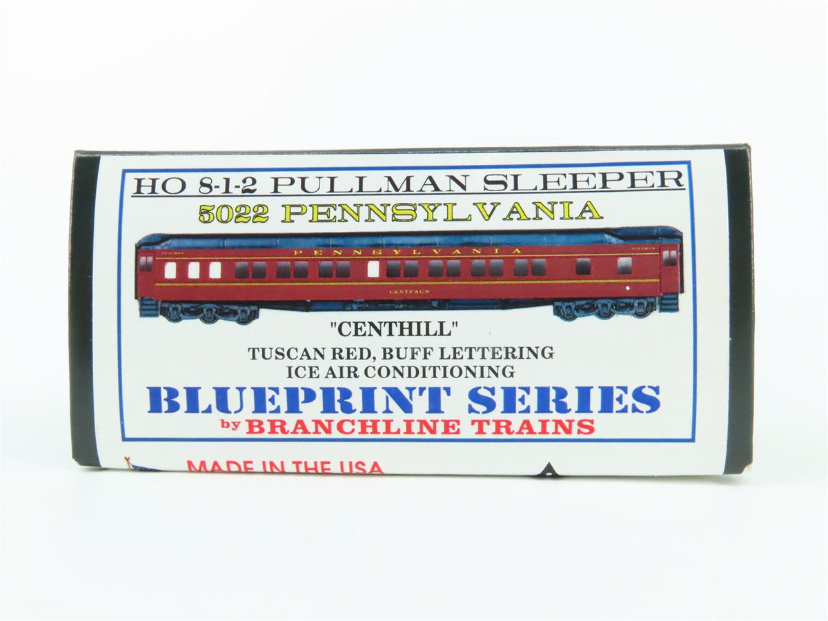 HO Scale Branchline Blueprint Series Kit 5022 PRR 8-1-2 Sleeper Passenger