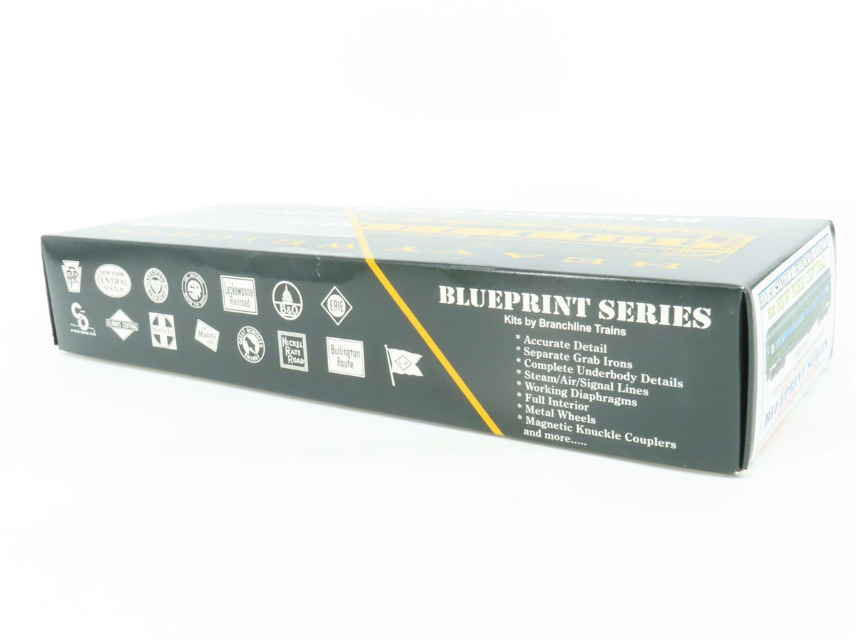 HO Branchline Blueprint Kit 5101 NYC 80&#39; Single Window Coach Passenger #1373