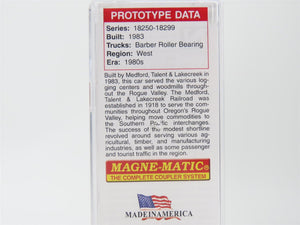 N Micro-Trains MTL 11500100 Medford, Talent & Lakecreek 65' Log Car #18729