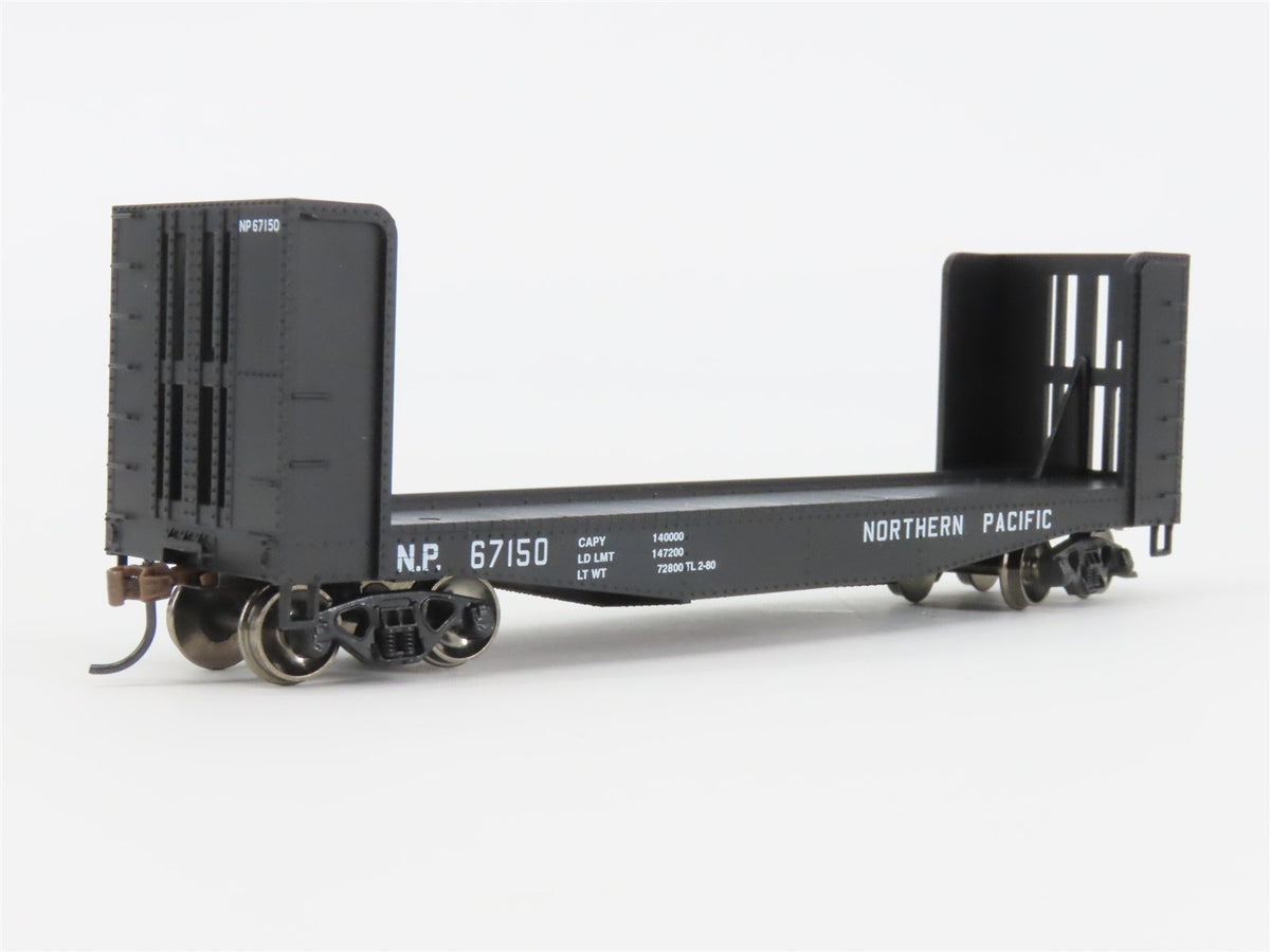 HO Athearn Roundhouse RND85747 NP Northern Pacific 40&#39; Pulpwood Rack Car #67150