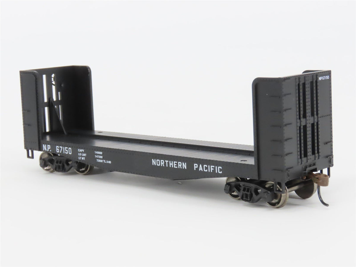 HO Athearn Roundhouse RND85747 NP Northern Pacific 40&#39; Pulpwood Rack Car #67150