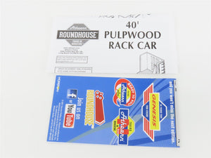 HO Athearn Roundhouse RND85747 NP Northern Pacific 40' Pulpwood Rack Car #67150