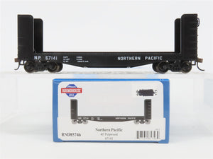 HO Athearn Roundhouse RND85746 NP Northern Pacific 40' Pulpwood Rack Car #67141