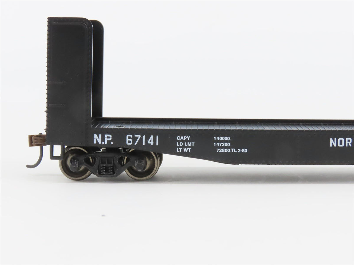 HO Athearn Roundhouse RND85746 NP Northern Pacific 40&#39; Pulpwood Rack Car #67141