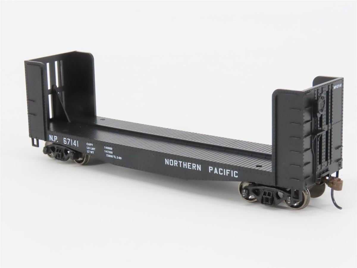 HO Athearn Roundhouse RND85746 NP Northern Pacific 40&#39; Pulpwood Rack Car #67141