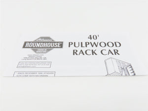 HO Athearn Roundhouse RND85746 NP Northern Pacific 40' Pulpwood Rack Car #67141