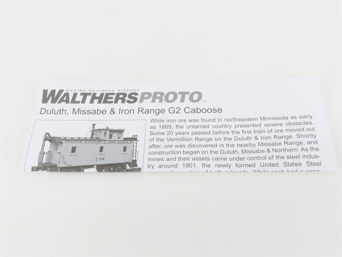 HO Walthers Proto 920-103467 NP Northern Pacific DM&amp;IR Class G2 Wood Caboose