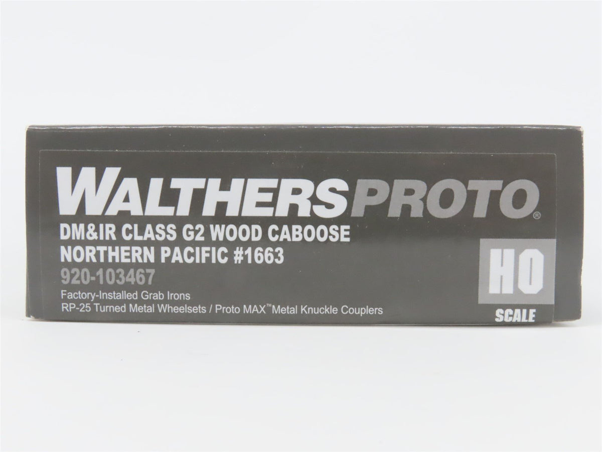 HO Walthers Proto 920-103467 NP Northern Pacific DM&amp;IR Class G2 Wood Caboose