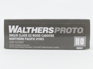 HO Walthers Proto 920-103467 NP Northern Pacific DM&IR Class G2 Wood Caboose