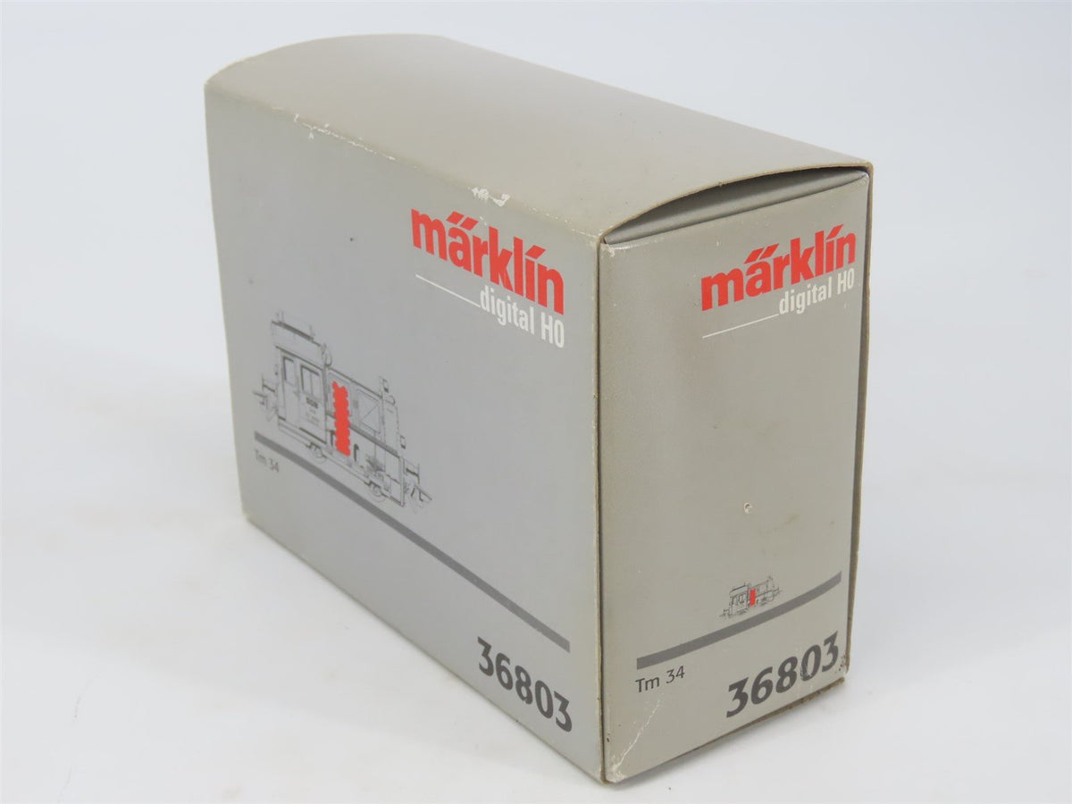 HO Scale AC 3-Rail Marklin Digital 36803 SOB Südostbahn Tm34 Diesel Switcher No#