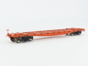 HO Scale ExactRail Platinum Unlettered ICG Illinois Central Gulf MOW Flat Car