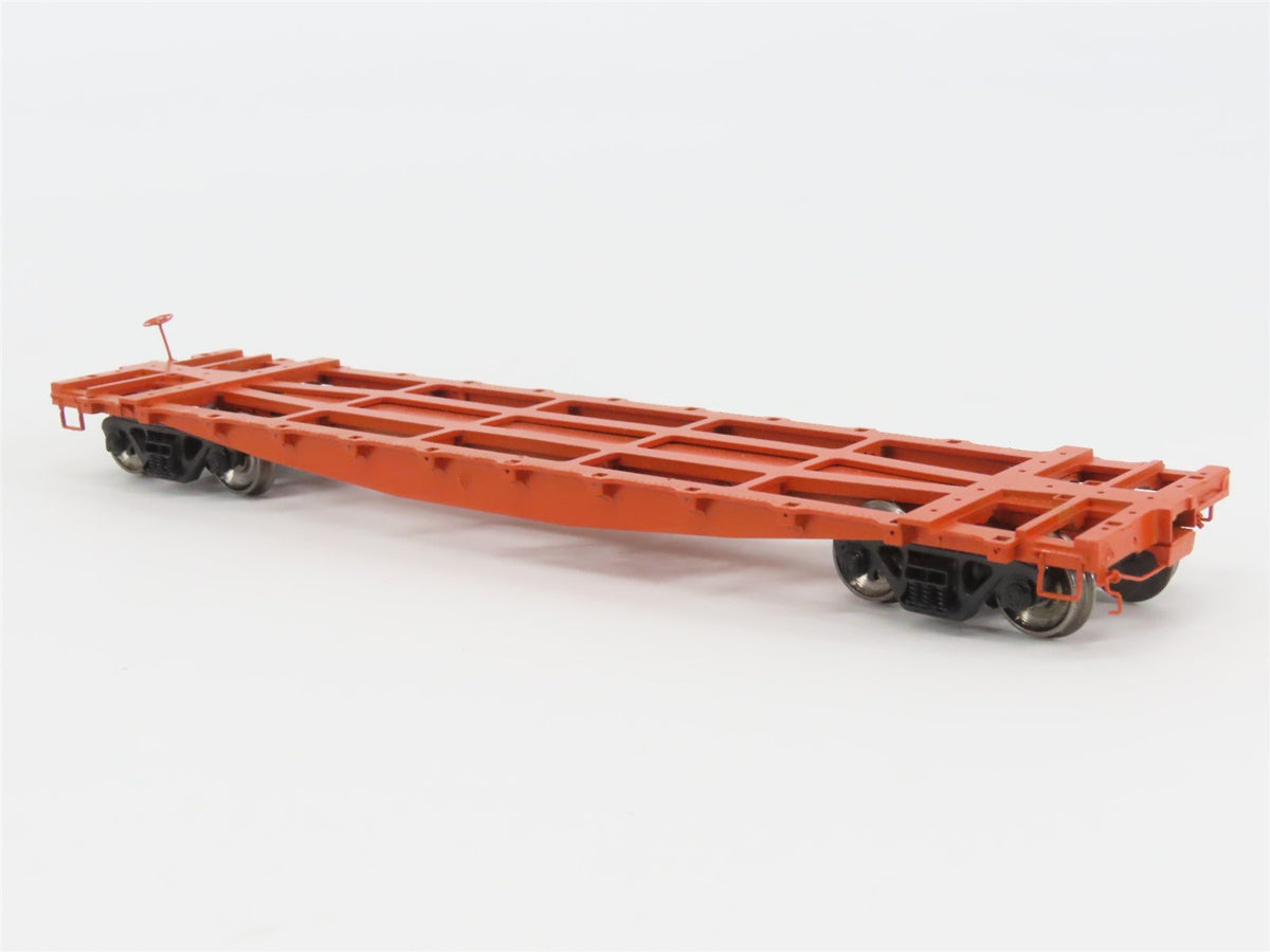 HO Scale ExactRail Platinum Unlettered ICG Illinois Central Gulf MOW Flat Car