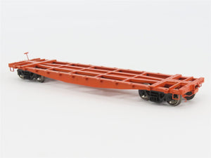 HO Scale ExactRail Platinum Unlettered ICG Illinois Central Gulf MOW Flat Car