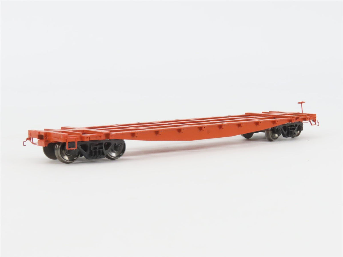 HO Scale ExactRail Platinum Unlettered ICG Illinois Central Gulf MOW Flat Car