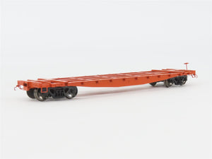 HO Scale ExactRail Platinum Unlettered ICG Illinois Central Gulf MOW Flat Car